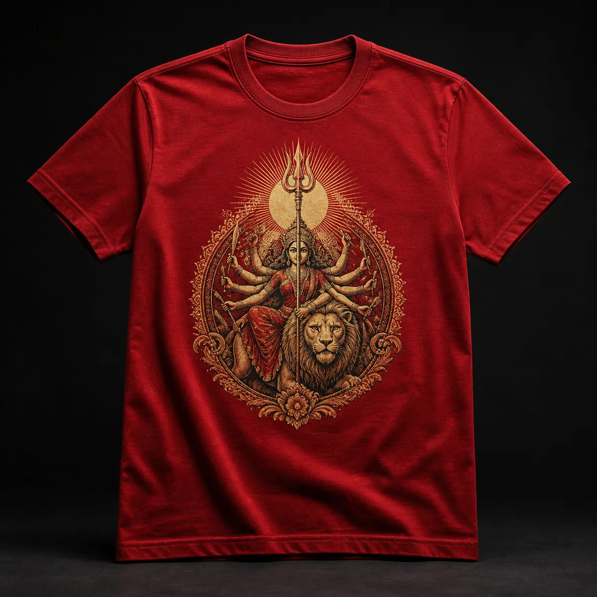 Shakti Rising Durga T-shirt concept