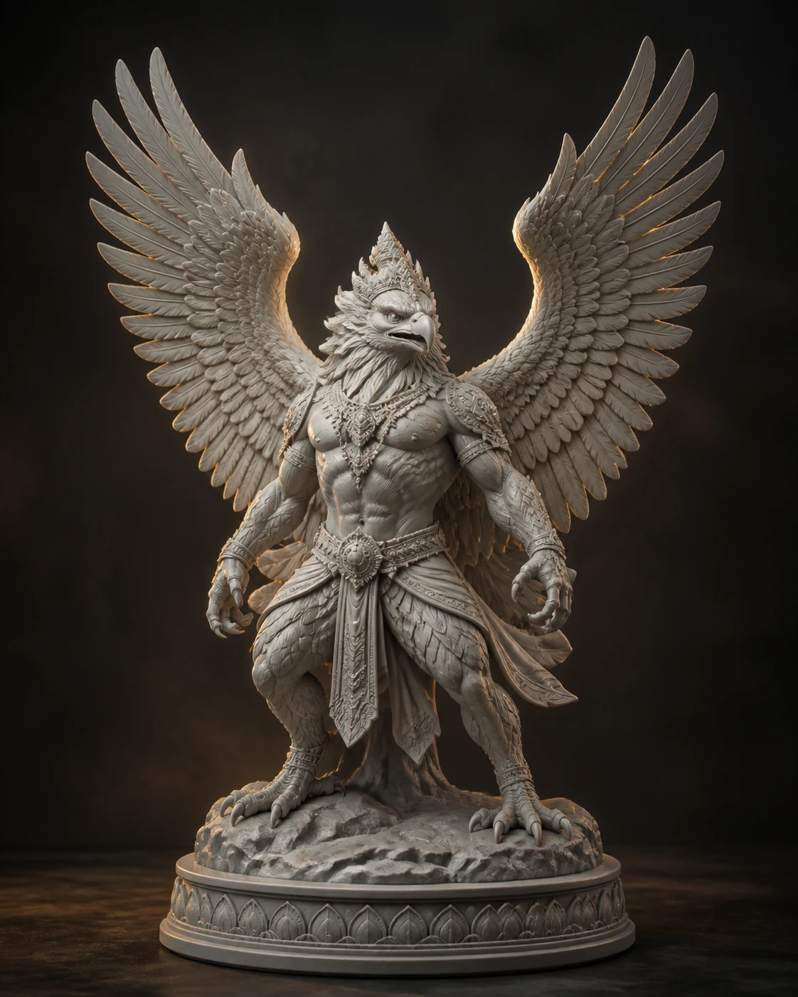 Garuda resin prototype concept visualization