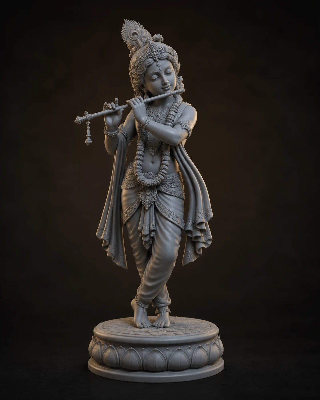 Krishna resin prototype concept visualization