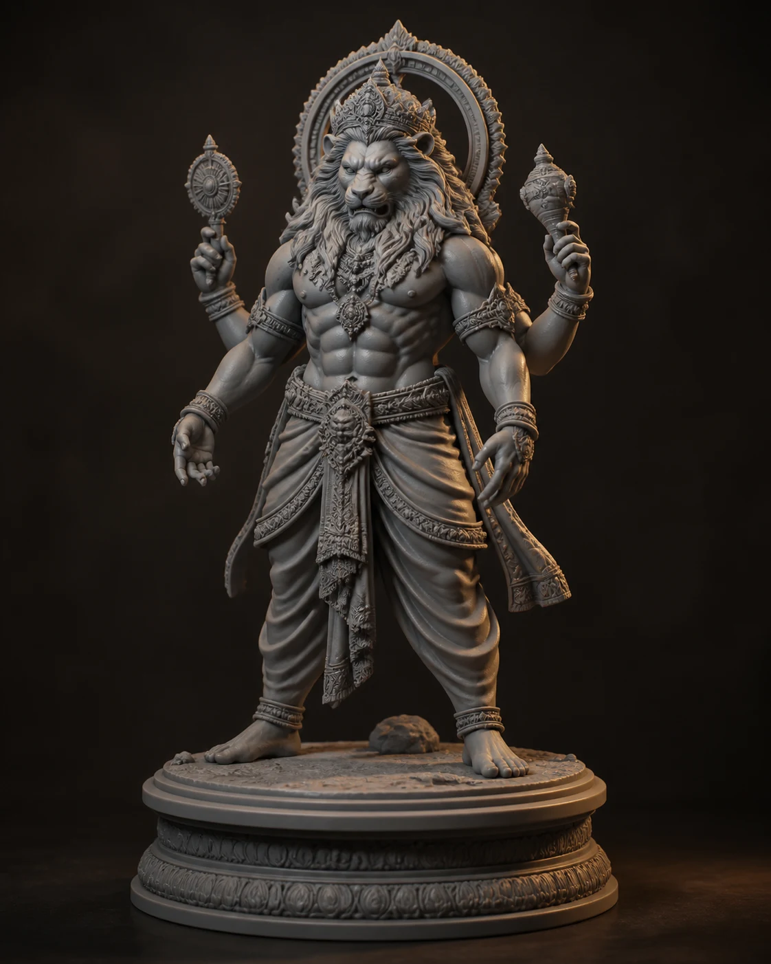 Narasimha resin prototype concept visualization